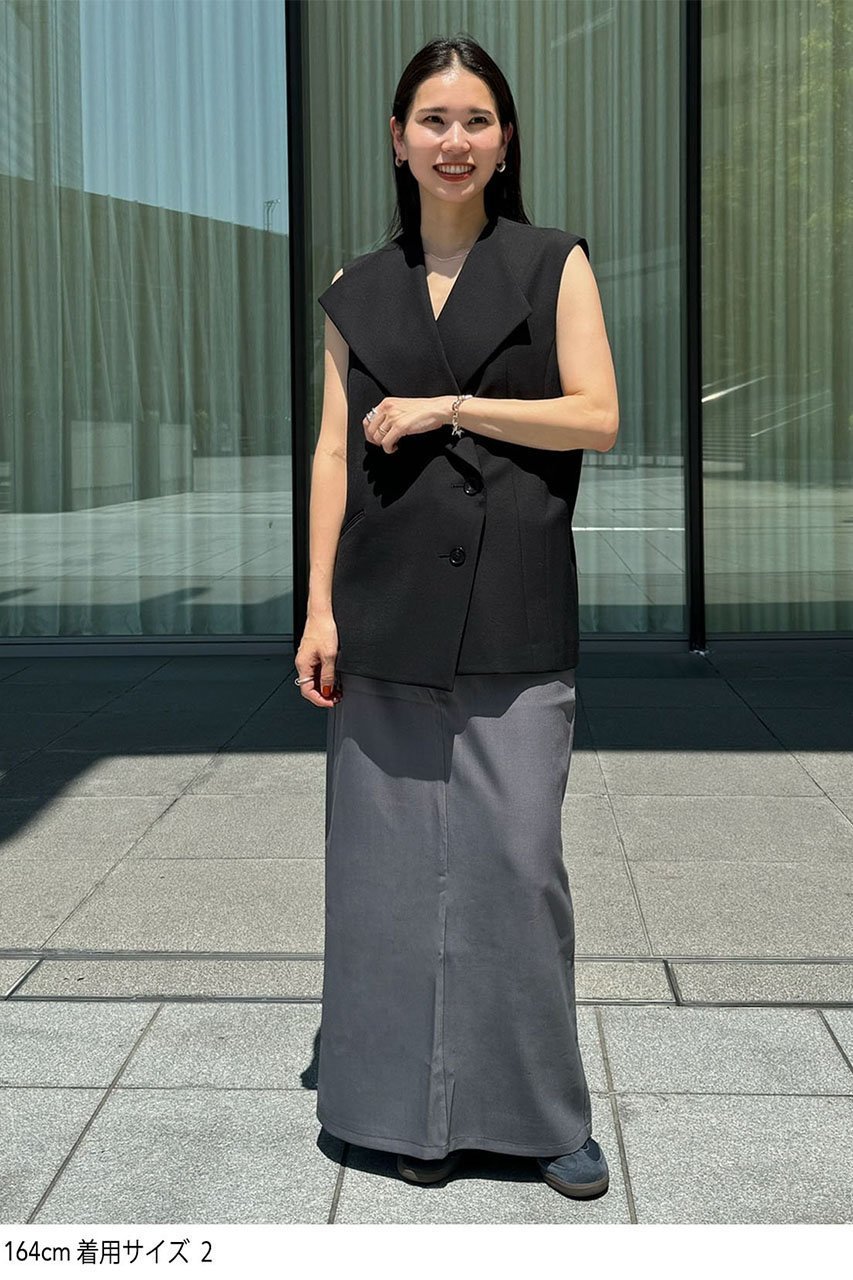 【スタニングルアー/STUNNING LURE】の【Waltz】アシンメトリーカラーベスト 人気、トレンドファッション・服の通販 founy(ファニー) 　ファッション　Fashion　レディースファッション　WOMEN　アウター　Coat Outerwear　ジャケット　Jackets　アシンメトリー　Asymmetry　ジャケット　Jacket　バランス　Balance　ヘムライン　Hemline　ベスト　Vest　モダン　Modern　other-6|ID: prp329100004025142 ipo3291000000031412018