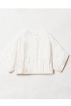 【ハウス オブ ロータス/HOUSE OF LOTUS】のリネンレーヨンクロップドバルーンブルゾン オフホワイト|ID: prp329100004025927 ipo3291000000032955595