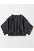 【ハウス オブ ロータス/HOUSE OF LOTUS】のリネンレーヨンクロップドバルーンブルゾン ネイビー|ID: prp329100004025927 ipo3291000000032955603