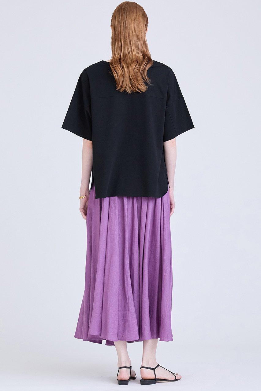 【ハウス オブ ロータス/HOUSE OF LOTUS】のタイプライタージャージTシャツ 人気、トレンドファッション・服の通販 founy(ファニー) 　ファッション　Fashion　レディースファッション　Fashion for Women　トップス・カットソー　Cut & Sew Tops　シャツ・ブラウス・オフィスカジュアル　Elegant Blouses & Button-Ups　ロングTシャツ・Tシャツ　Longline T-Shirts & Tees　カットソー・ベーシックTシャツ　Cut-and-Sewn Tops / Stretch Tees & Basics　なめらか　Smooth, Silky Texture　インナー　Innerwear　カフス　Cuff Design　ショート　Short, Short Length　ストレッチ　Stretch, Stretchy Fabric　スリーブ　Sleeve, Long Sleeve / Short Sleeve　ワイド　Wide, Wide Fit　other-7|ID: prp329100004025937 ipo3291000000032882236