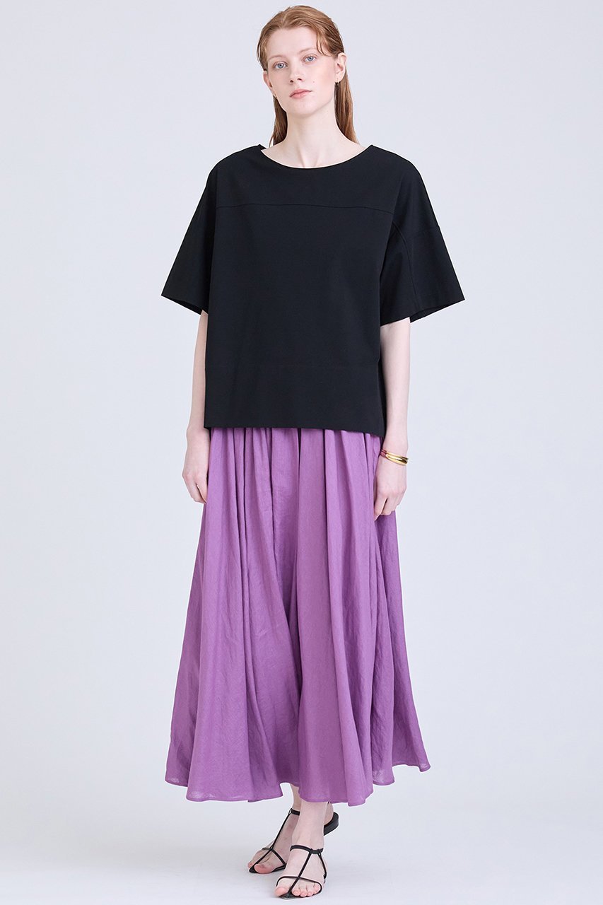 【ハウス オブ ロータス/HOUSE OF LOTUS】のタイプライタージャージTシャツ 人気、トレンドファッション・服の通販 founy(ファニー) 　ファッション　Fashion　レディースファッション　Fashion for Women　トップス・カットソー　Cut & Sew Tops　シャツ・ブラウス・オフィスカジュアル　Elegant Blouses & Button-Ups　ロングTシャツ・Tシャツ　Longline T-Shirts & Tees　カットソー・ベーシックTシャツ　Cut-and-Sewn Tops / Stretch Tees & Basics　なめらか　Smooth, Silky Texture　インナー　Innerwear　カフス　Cuff Design　ショート　Short, Short Length　ストレッチ　Stretch, Stretchy Fabric　スリーブ　Sleeve, Long Sleeve / Short Sleeve　ワイド　Wide, Wide Fit　other-8|ID: prp329100004025937 ipo3291000000032882241