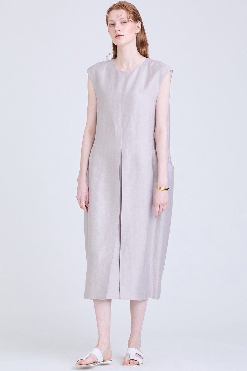 【ハウス オブ ロータス/HOUSE OF LOTUS】のリネンレーヨンコクーンワンピース 人気、トレンドファッション・服の通販 founy(ファニー) 　ファッション　Fashion　レディースファッション　WOMEN　ワンピース　Dress　チュニック　Tunic　シンプル　Simple　チュニック　Tunic　バランス　Balance　パターン　Pattern　フォルム　Form　リネン　Linen　other-3|ID: prp329100004025941 ipo3291000000031436115