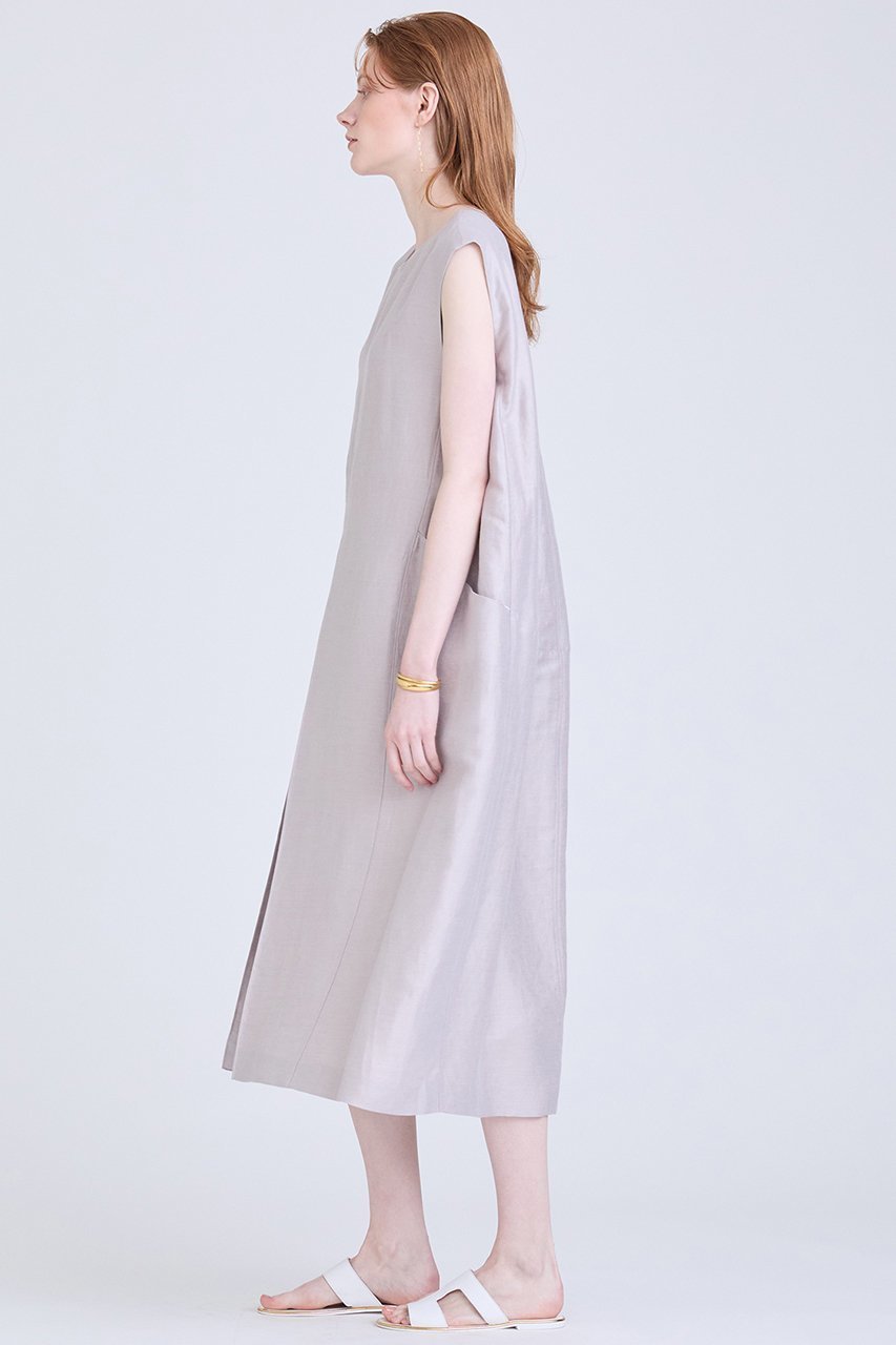 【ハウス オブ ロータス/HOUSE OF LOTUS】のリネンレーヨンコクーンワンピース 人気、トレンドファッション・服の通販 founy(ファニー) 　ファッション　Fashion　レディースファッション　WOMEN　ワンピース　Dress　チュニック　Tunic　シンプル　Simple　チュニック　Tunic　バランス　Balance　パターン　Pattern　フォルム　Form　リネン　Linen　other-4|ID: prp329100004025941 ipo3291000000031436117