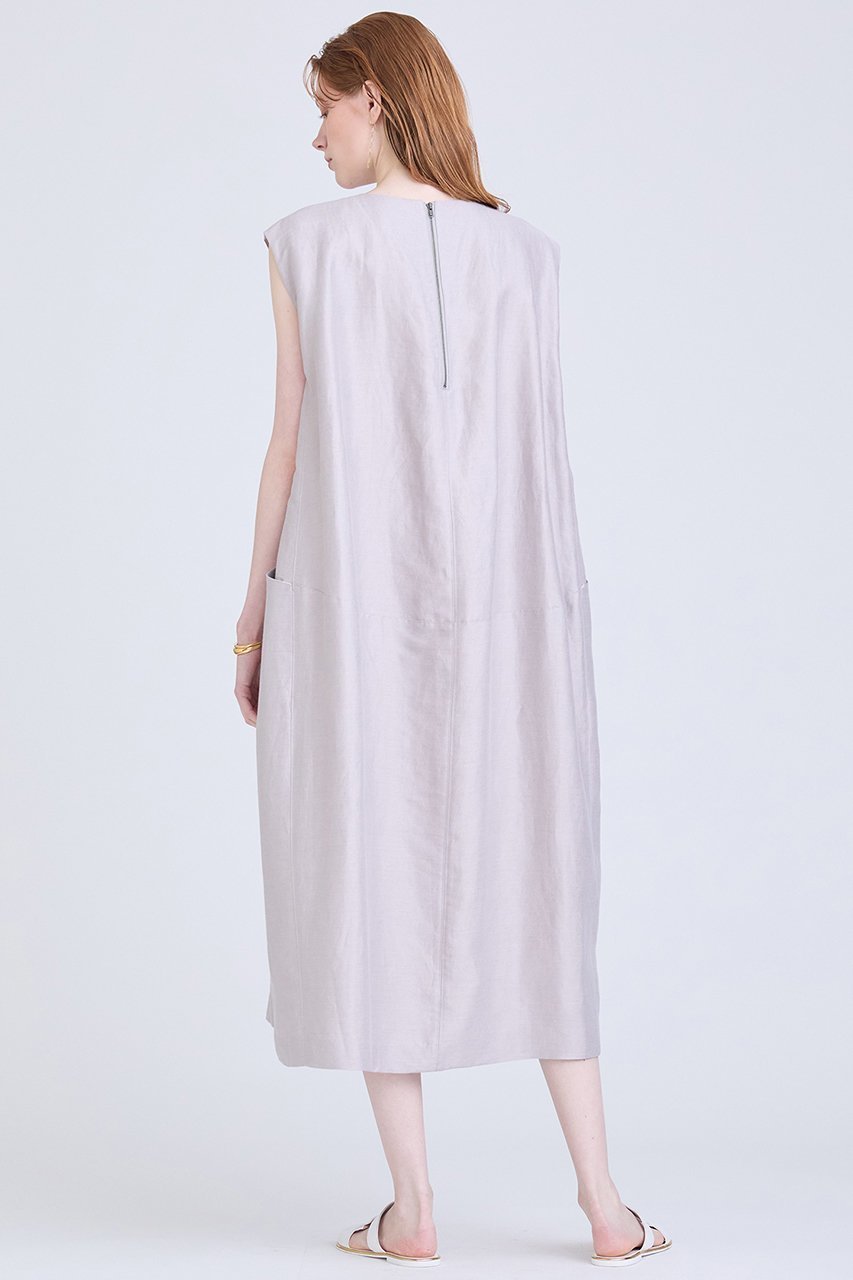 【ハウス オブ ロータス/HOUSE OF LOTUS】のリネンレーヨンコクーンワンピース 人気、トレンドファッション・服の通販 founy(ファニー) 　ファッション　Fashion　レディースファッション　WOMEN　ワンピース　Dress　チュニック　Tunic　シンプル　Simple　チュニック　Tunic　バランス　Balance　パターン　Pattern　フォルム　Form　リネン　Linen　other-5|ID: prp329100004025941 ipo3291000000031436119