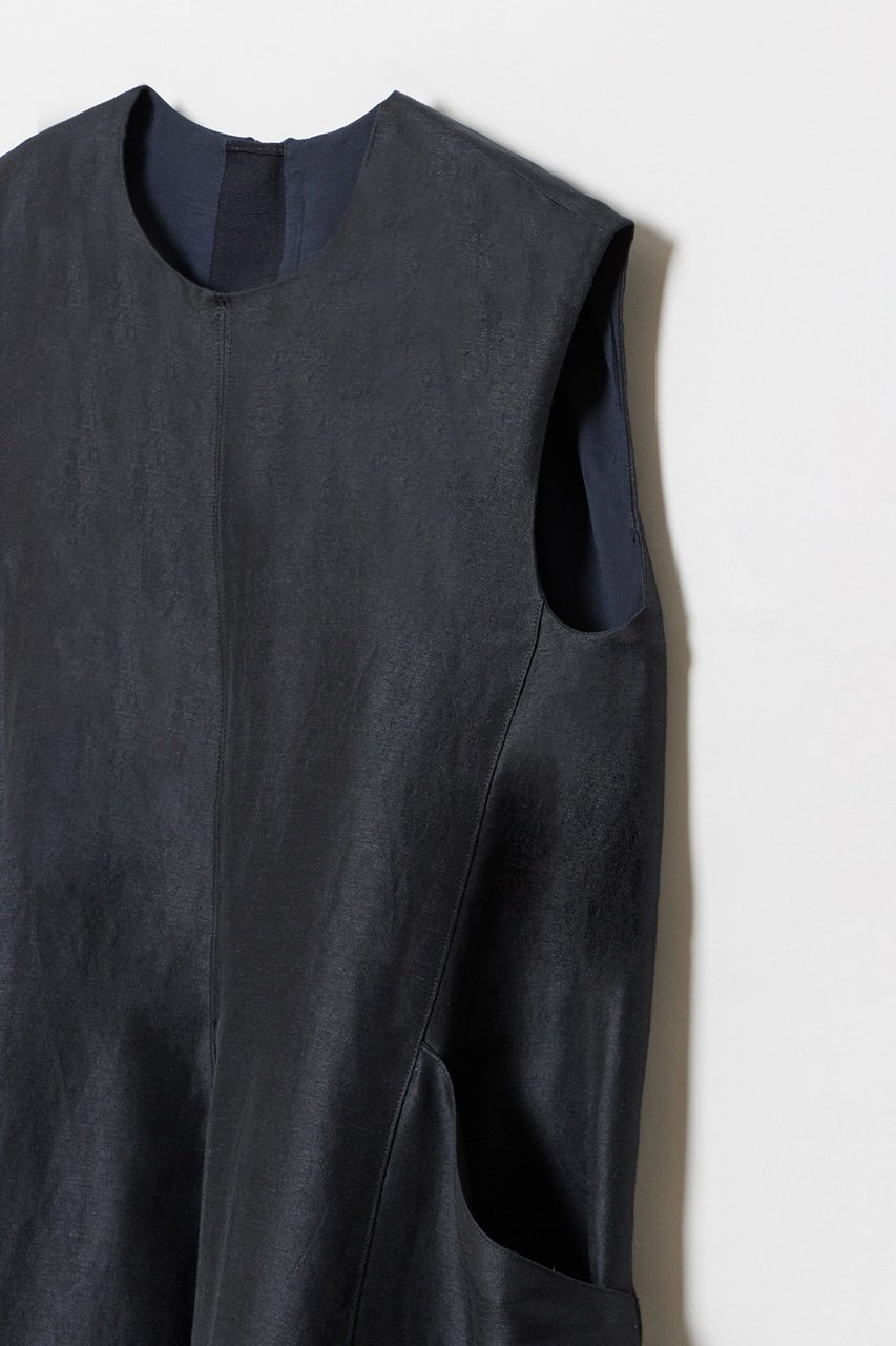 【ハウス オブ ロータス/HOUSE OF LOTUS】のリネンレーヨンコクーンワンピース 人気、トレンドファッション・服の通販 founy(ファニー) 　ファッション　Fashion　レディースファッション　Fashion for Women　ワンピース　Dresses　チュニック　Tunic Tops & Dresses　シンプル　Simple, Minimal　チュニック　Tunic, Long Top　バランス　Balance, Style Balance　パターン　Pattern, Design Print　フォルム　Silhouette, Form　リネン　Linen, Linen Fabric　other-3|ID: prp329100004025941 ipo3291000000032897113
