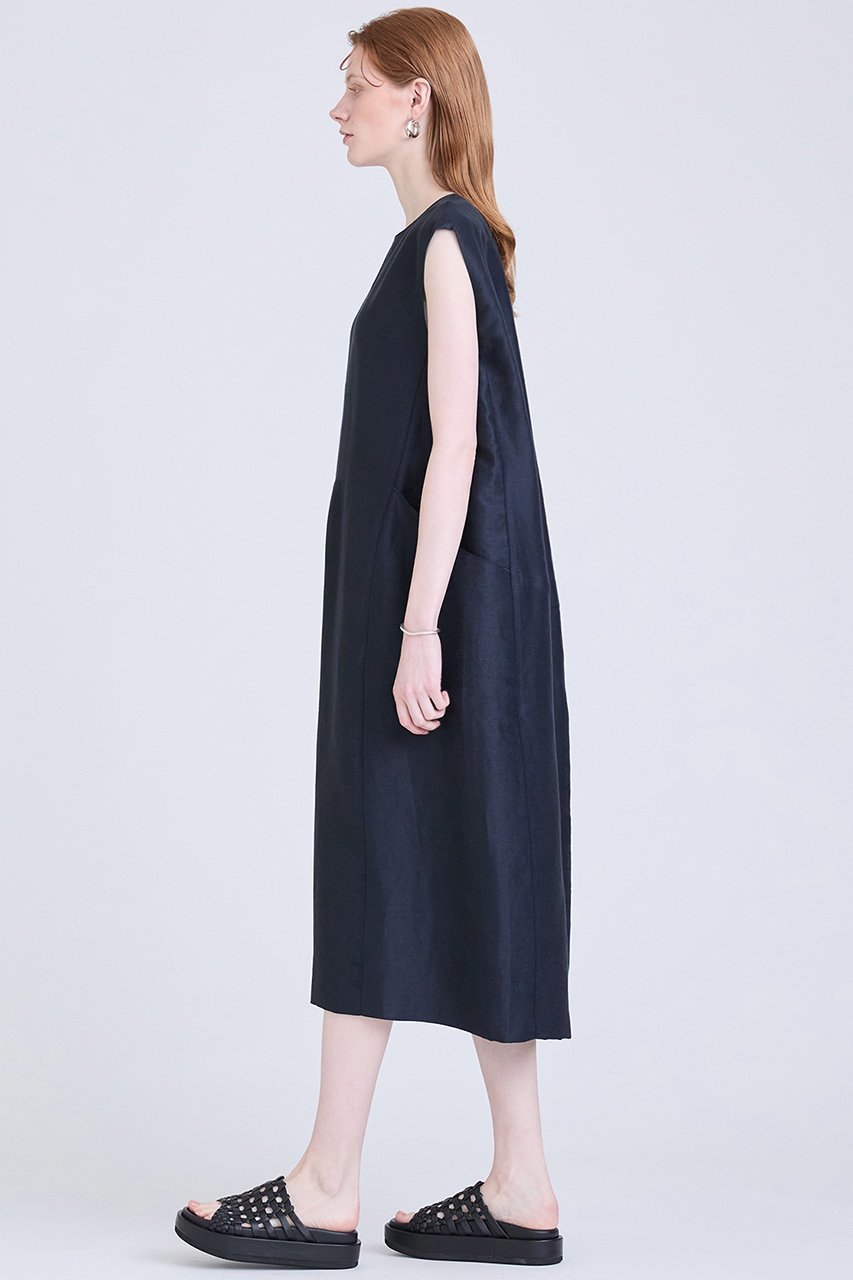 【ハウス オブ ロータス/HOUSE OF LOTUS】のリネンレーヨンコクーンワンピース 人気、トレンドファッション・服の通販 founy(ファニー) 　ファッション　Fashion　レディースファッション　Fashion for Women　ワンピース　Dresses　チュニック　Tunic Tops & Dresses　シンプル　Simple, Minimal　チュニック　Tunic, Long Top　バランス　Balance, Style Balance　パターン　Pattern, Design Print　フォルム　Silhouette, Form　リネン　Linen, Linen Fabric　other-6|ID: prp329100004025941 ipo3291000000032897122