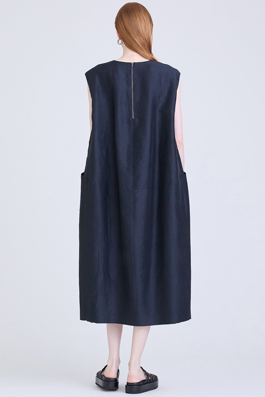 【ハウス オブ ロータス/HOUSE OF LOTUS】のリネンレーヨンコクーンワンピース 人気、トレンドファッション・服の通販 founy(ファニー) 　ファッション　Fashion　レディースファッション　Fashion for Women　ワンピース　Dresses　チュニック　Tunic Tops & Dresses　シンプル　Simple, Minimal　チュニック　Tunic, Long Top　バランス　Balance, Style Balance　パターン　Pattern, Design Print　フォルム　Silhouette, Form　リネン　Linen, Linen Fabric　other-7|ID: prp329100004025941 ipo3291000000032897125