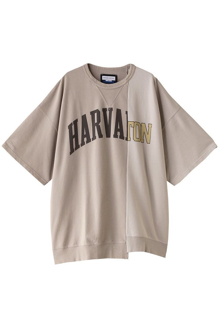 【メゾンスペシャル/MAISON SPECIAL】の【UNISEX】VガゼットドッキングロゴTシャツ インテリア・キッズ・メンズ・レディースファッション・服の通販 founy(ファニー) https://founy.com/ ファッション Fashion レディースファッション Fashion for Women トップス・カットソー Cut & Sew Tops シャツ・ブラウス・オフィスカジュアル Elegant Blouses & Button-Ups ロングTシャツ・Tシャツ Longline T-Shirts & Tees カットソー・ベーシックTシャツ Cut-and-Sewn Tops / Stretch Tees & Basics ユニセックス Unisex, Genderless ウォッシュ Washed Finish ショート Short, Short Length スウェット / スエット Sweatshirt, Sweatwear スリーブ Sleeve, Long Sleeve / Short Sleeve ドッキング Docking, Mixed Material プリント Print, Printed Pattern リメイク Remake, Reconstructed ヴィンテージ Vintage Style |ID: prp329100004026066 ipo3291000000036123166