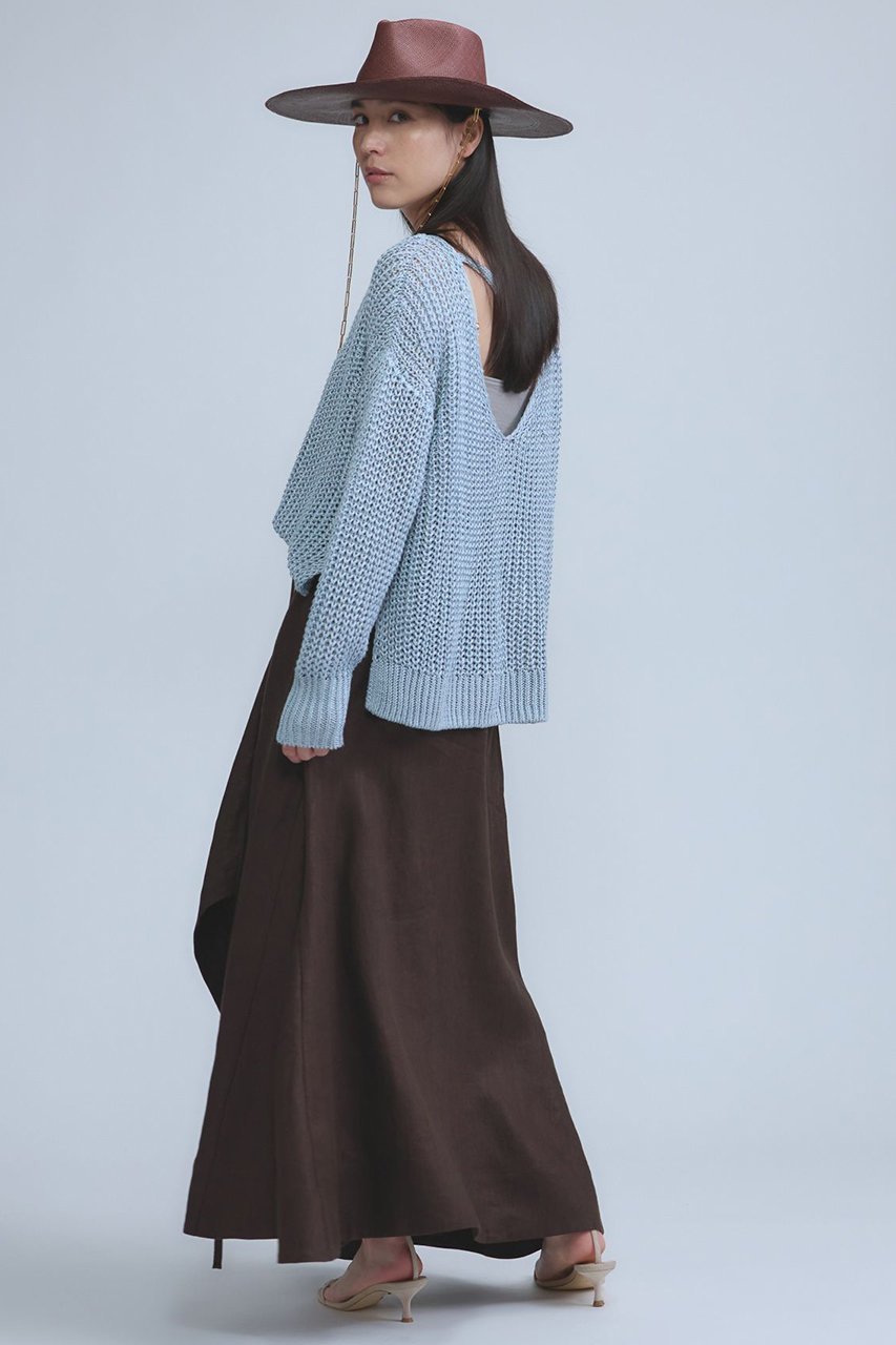 【カオス/Chaos】のウォーダリネンプルオーバー 人気、トレンドファッション・服の通販 founy(ファニー) 　ファッション　Fashion　レディースファッション　Fashion for Women　トップス・カットソー　Cut & Sew Tops　ニット　Knit Tops & Sweaters　カジュアルプルオーバー・ニットトップス　Pullovers & Knit Tops / Casual Pullovers　2026年　2026　インナー　Innerwear　リネン　Linen, Linen Fabric　夏　Summer　春　Spring　S/S・春夏　SS, Spring/Summer, Warm Season　other-4|ID: prp329100004026091 ipo3291000000035428134