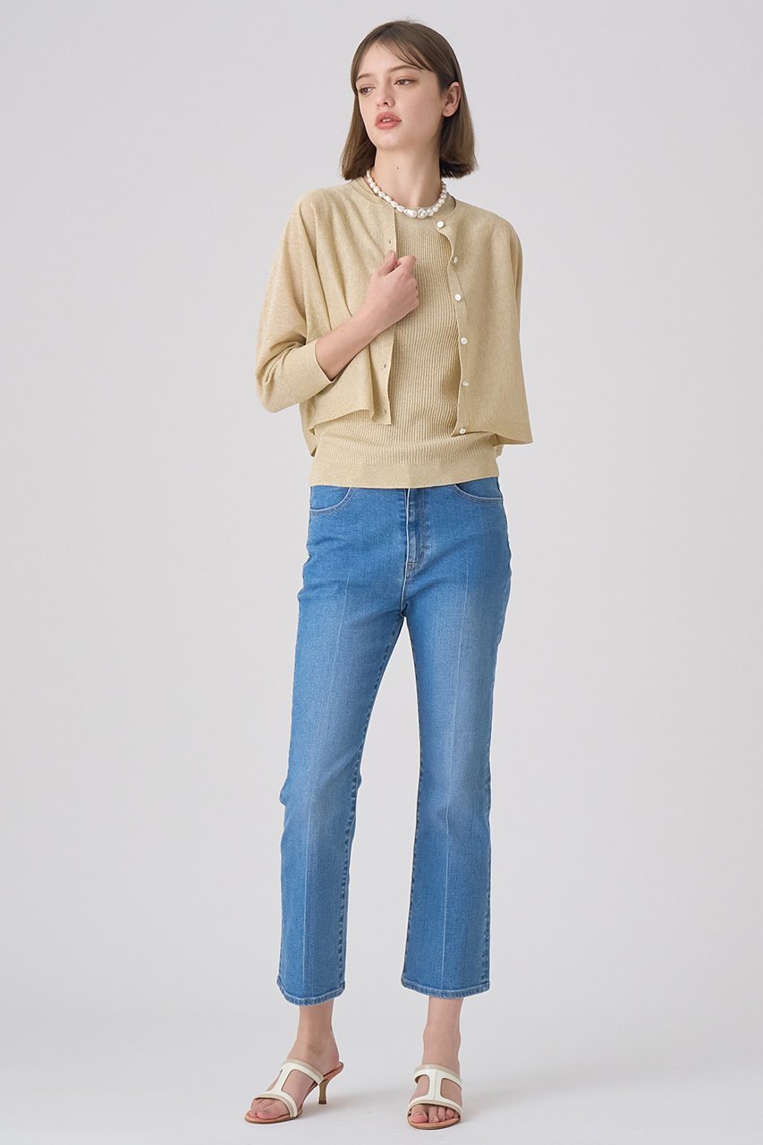 【アナイ/ANAYI】のLUREXドルマンボレロ カーディガン 人気、トレンドファッション・服の通販 founy(ファニー) 　ファッション　Fashion　レディースファッション　WOMEN　トップス・カットソー　Tops/Tshirt　ニット　Knit Tops　カーディガン　Cardigans　おすすめ　Recommend　アンサンブル　Ensemble　イタリア　Italy　インナー　Inner　カーディガン　Cardigan　シルバー　Silver　ノースリーブ　No Sleeve　ボレロ　Bolero　夏　Summer　秋　Autumn/Fall　other-6|ID: prp329100004026119 ipo3291000000031436329
