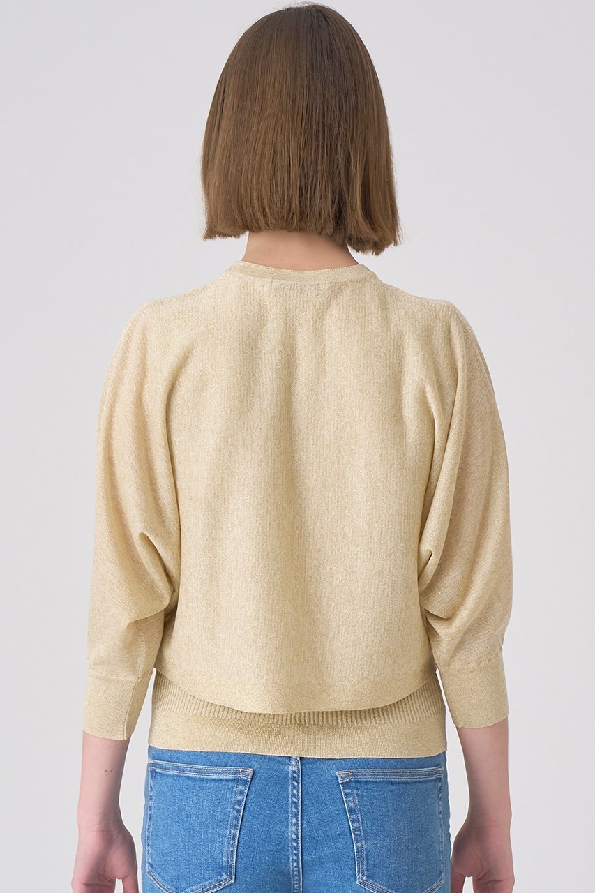 【アナイ/ANAYI】のLUREXドルマンボレロ カーディガン 人気、トレンドファッション・服の通販 founy(ファニー) 　ファッション　Fashion　レディースファッション　Fashion for Women　トップス・カットソー　Cut & Sew Tops　ニット　Knit Tops & Sweaters　カーディガン・羽織り　Layered Style Cardigans　おすすめ　Recommended / Our Picks　アンサンブル　Ensemble Set　イタリア　Italy　インナー　Innerwear　カーディガン　Cardigan, Knitwear　シルバー　Silver, Metallic Silver　ノースリーブ　Sleeveless, No-Sleeve　ボレロ　Bolero, Short Cardigan　夏　Summer　秋　Autumn　other-5|ID: prp329100004026119 ipo3291000000032944616