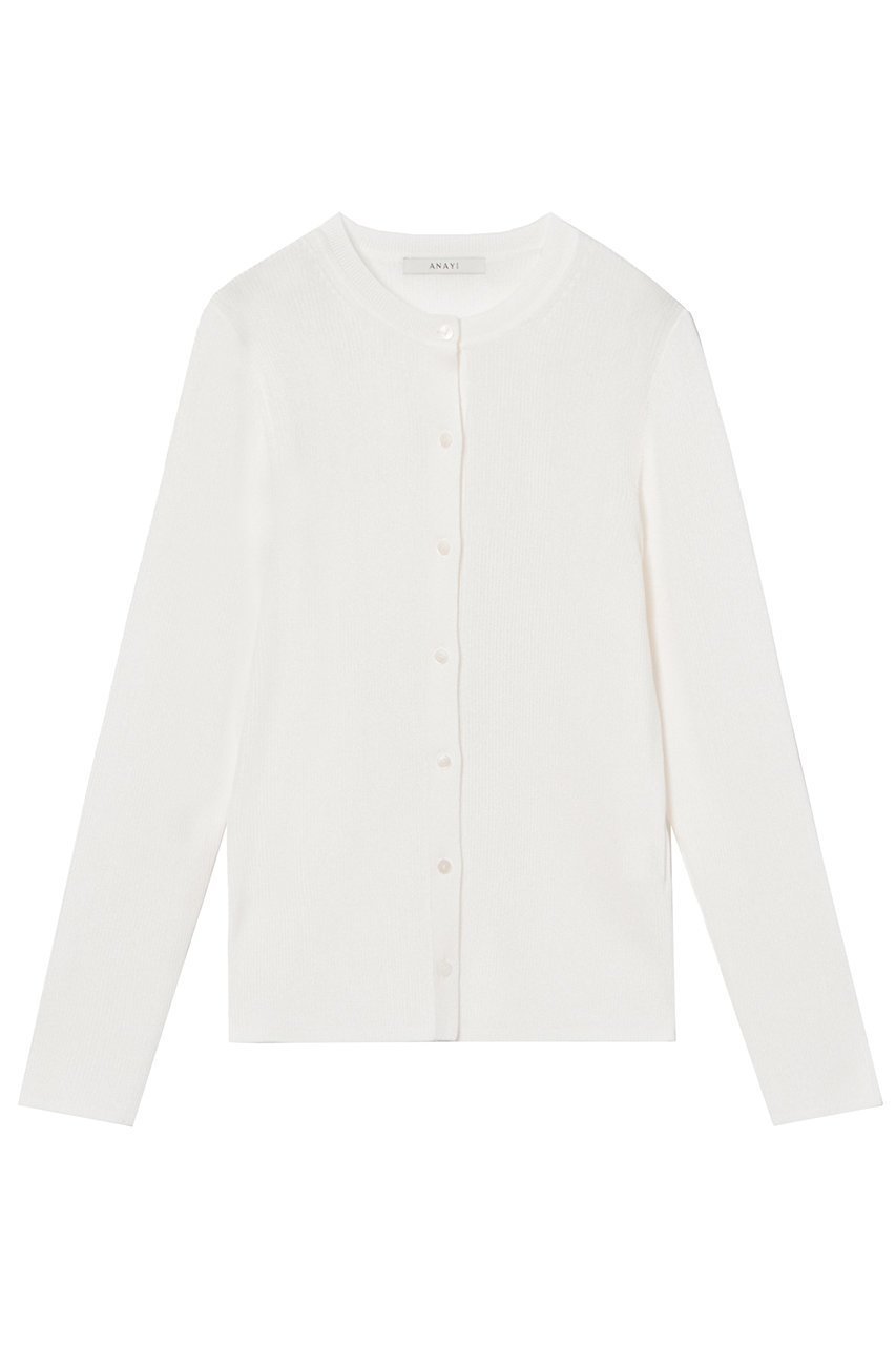【アナイ/ANAYI】のアセテートポリエステルクルーネック カーディガン インテリア・キッズ・メンズ・レディースファッション・服の通販 founy(ファニー) ファッション Fashion レディースファッション Fashion for Women トップス・カットソー Cut & Sew Tops ニット Knit Tops & Sweaters カーディガン・羽織り Layered Style Cardigans おすすめ Recommended / Our Picks アンサンブル Ensemble Set カーディガン Cardigan, Knitwear シンプル Simple, Minimal ノースリーブ Sleeveless, No-Sleeve 人気 Popular, Best Seller 定番 Standard, Basic Item ホワイト|ID: prp329100004026120 ipo3291000000033705668