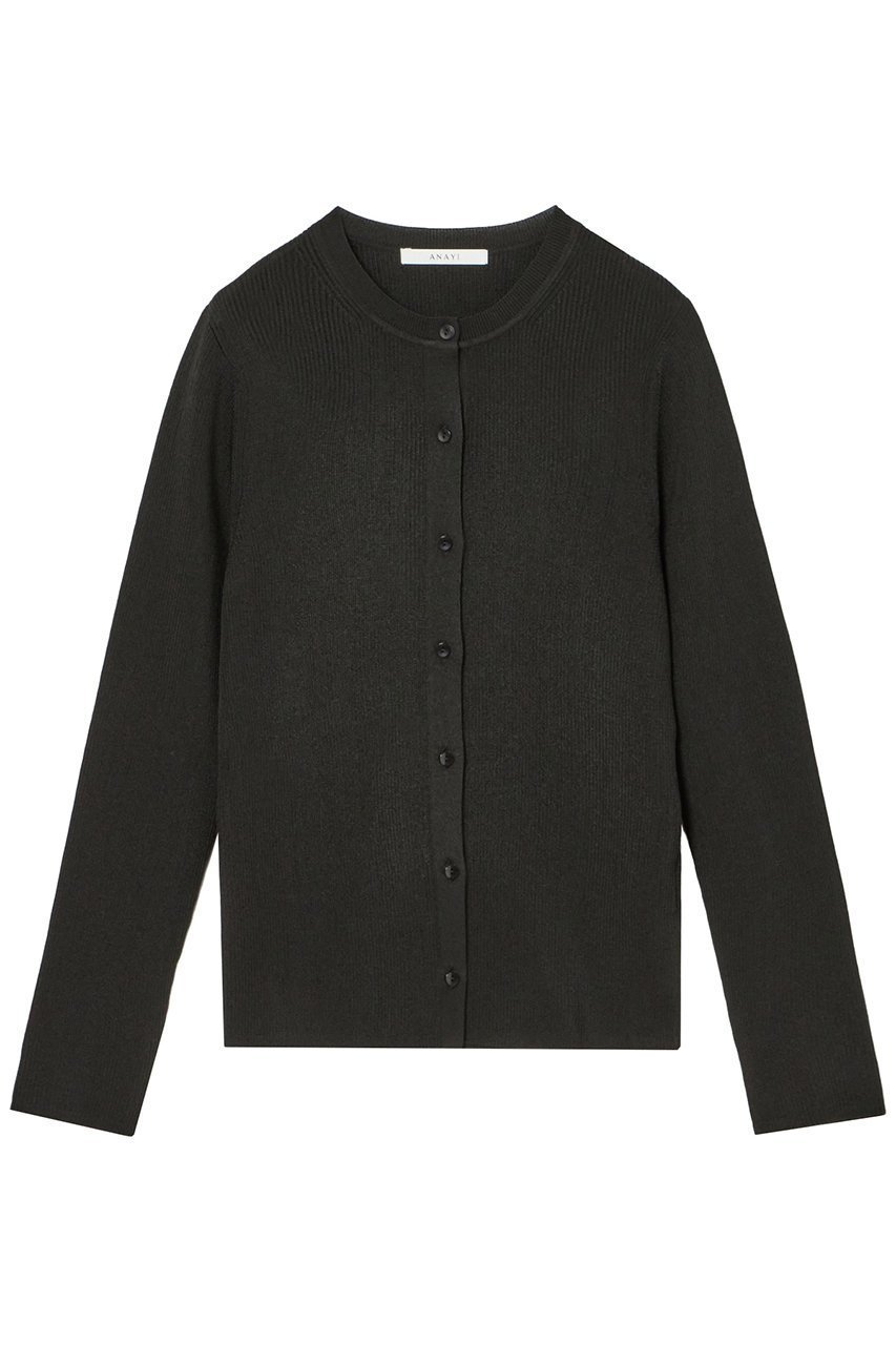 【アナイ/ANAYI】のアセテートポリエステルクルーネック カーディガン インテリア・キッズ・メンズ・レディースファッション・服の通販 founy(ファニー) ファッション Fashion レディースファッション Fashion for Women トップス・カットソー Cut & Sew Tops ニット Knit Tops & Sweaters カーディガン・羽織り Layered Style Cardigans おすすめ Recommended / Our Picks アンサンブル Ensemble Set カーディガン Cardigan, Knitwear シンプル Simple, Minimal ノースリーブ Sleeveless, No-Sleeve 人気 Popular, Best Seller 定番 Standard, Basic Item ブラック|ID: prp329100004026120 ipo3291000000033705669