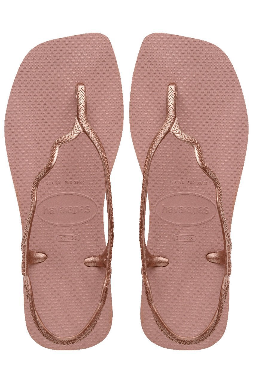 【ハワイアナス/havaianas】のSoleil ビーチサンダル インテリア・キッズ・メンズ・レディースファッション・服の通販 founy(ファニー) 　ファッション　Fashion　レディースファッション　WOMEN　サンダル　Sandals　スクエア　Square　ビーチ　Beach　ラップ　Wrap　クロッカスローズ|ID: prp329100004027071 ipo3291000000026737898