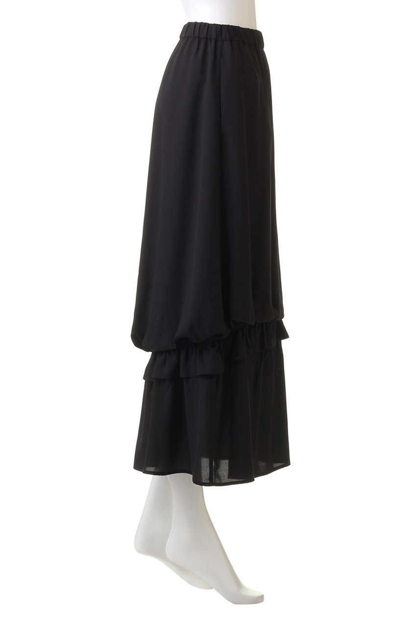 【リムアーク/RIM.ARK】のGeorgette balloon SK/スカート 人気、トレンドファッション・服の通販 founy(ファニー) 　ファッション　Fashion　レディースファッション　WOMEN　スカート　Skirt　ロングスカート　Long Skirt　シンプル　Simple　ジョーゼット　Georgette　ドッキング　Docking　ドレープ　Drape　バランス　Balance　バルーン　Balloon　リラックス　Relax　ロング　Long　エレガント 上品　Elegant　洗える　Washable　other-3|ID: prp329100004027073 ipo3291000000031435551