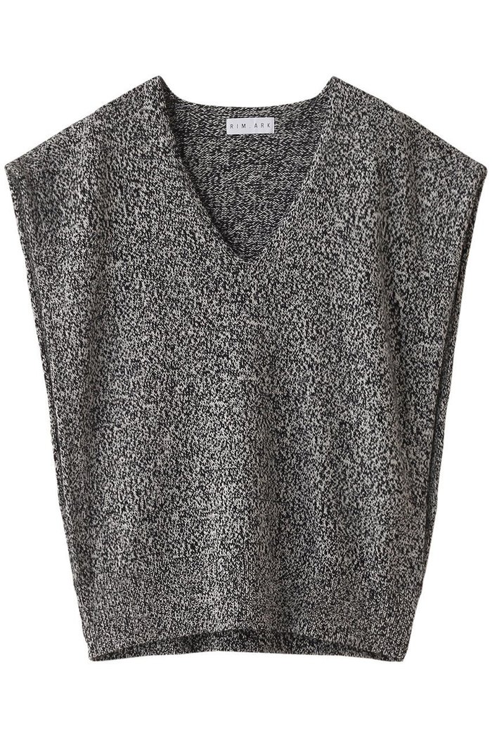 【リムアーク/RIM.ARK】のMelange knit vest/ベスト インテリア・キッズ・メンズ・レディースファッション・服の通販 founy(ファニー) https://founy.com/ ファッション Fashion レディースファッション Fashion for Women トップス・カットソー Cut & Sew Tops ニット Knit Tops & Sweaters ベスト&ジレ / 重ね着スタイル Vests & Gilets カジュアルプルオーバー・ニットトップス Pullovers & Knit Tops / Casual Pullovers シンプル Simple, Minimal スタイリッシュ Stylish, Fashionable ベスト Vest, Waistcoat メランジ Melange, Mixed Yarn |ID: prp329100004027075 ipo3291000000032959520