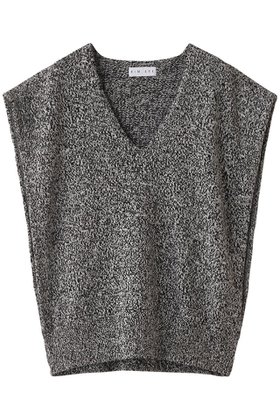 【リムアーク/RIM.ARK】 Melange knit vest/ベスト人気、トレンドファッション・服の通販 founy(ファニー) ファッション Fashion レディースファッション Fashion for Women トップス・カットソー Cut & Sew Tops ニット Knit Tops & Sweaters ベスト&ジレ / 重ね着スタイル Vests & Gilets カジュアルプルオーバー・ニットトップス Pullovers & Knit Tops / Casual Pullovers シンプル Simple, Minimal スタイリッシュ Stylish, Fashionable ベスト Vest, Waistcoat メランジ Melange, Mixed Yarn |ID:prp329100004027075