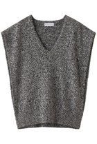 【リムアーク/RIM.ARK】のMelange knit vest/ベスト 人気、トレンドファッション・服の通販 founy(ファニー) ファッション Fashion レディースファッション Fashion for Women トップス・カットソー Cut & Sew Tops ニット Knit Tops & Sweaters ベスト&ジレ / 重ね着スタイル Vests & Gilets カジュアルプルオーバー・ニットトップス Pullovers & Knit Tops / Casual Pullovers シンプル Simple, Minimal スタイリッシュ Stylish, Fashionable ベスト Vest, Waistcoat メランジ Melange, Mixed Yarn thumbnail M/ブラック|ID: prp329100004027075 ipo3291000000036499379