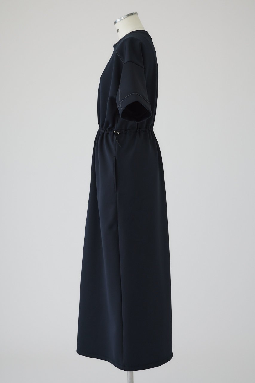 【リムアーク/RIM.ARK】のDrawstring square cut dress/ドレス・ワンピース 人気、トレンドファッション・服の通販 founy(ファニー) 　ファッション　Fashion　レディースファッション　Fashion for Women　ワンピース　Dresses　フォーマル・パーティードレス・結婚式用ドレス　Elegant & Casual Dresses　チュニック　Tunic Tops & Dresses　チュニック　Tunic, Long Top　ドレス　Dress, One-Piece　ドローストリング　Drawstring, Pull Cord　バランス　Balance, Style Balance　ボックス　Boxy, Box Shape　リラックス　Relax, Relaxed Fit　ロング　Long, Long-Length　other-4|ID: prp329100004027078 ipo3291000000032884063