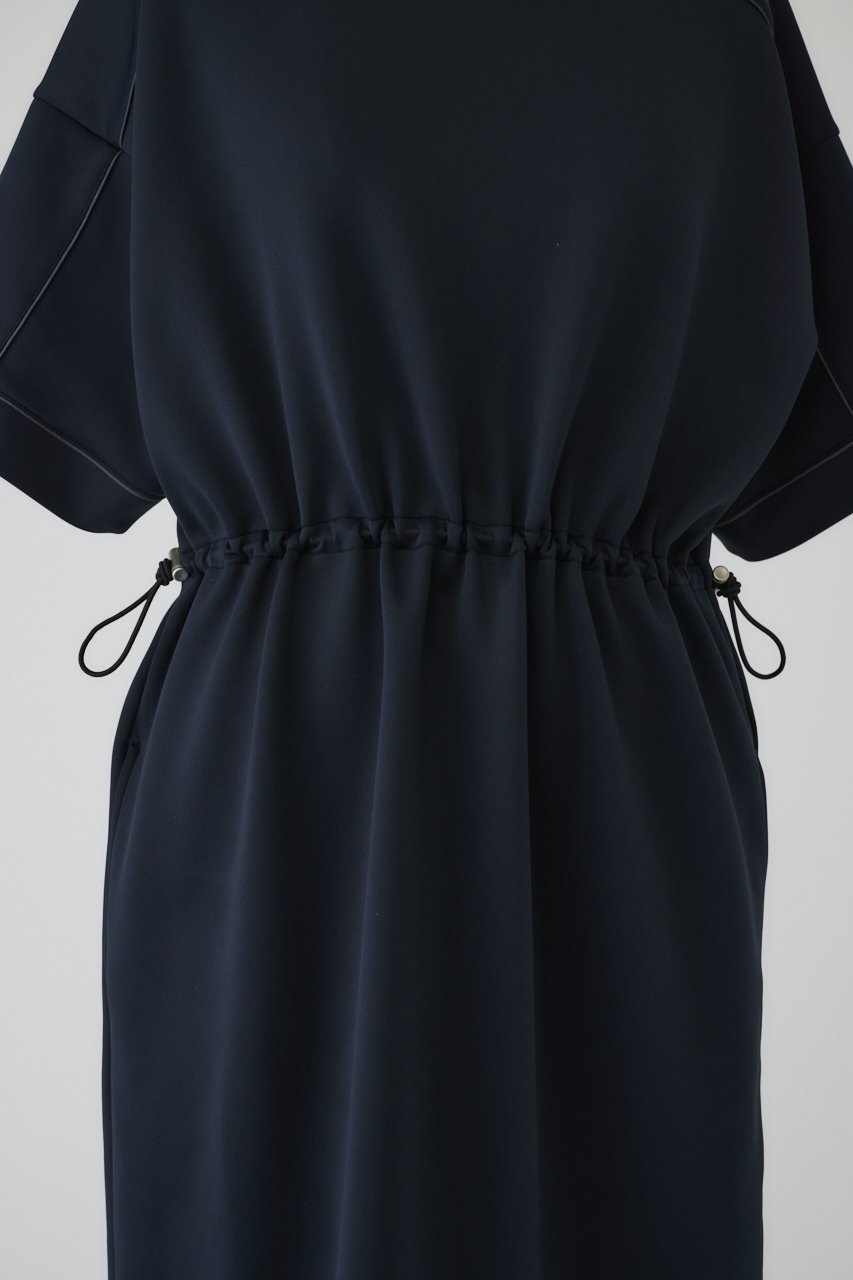 【リムアーク/RIM.ARK】のDrawstring square cut dress/ドレス・ワンピース 人気、トレンドファッション・服の通販 founy(ファニー) 　ファッション　Fashion　レディースファッション　Fashion for Women　ワンピース　Dresses　フォーマル・パーティードレス・結婚式用ドレス　Elegant & Casual Dresses　チュニック　Tunic Tops & Dresses　チュニック　Tunic, Long Top　ドレス　Dress, One-Piece　ドローストリング　Drawstring, Pull Cord　バランス　Balance, Style Balance　ボックス　Boxy, Box Shape　リラックス　Relax, Relaxed Fit　ロング　Long, Long-Length　other-8|ID: prp329100004027078 ipo3291000000032884080