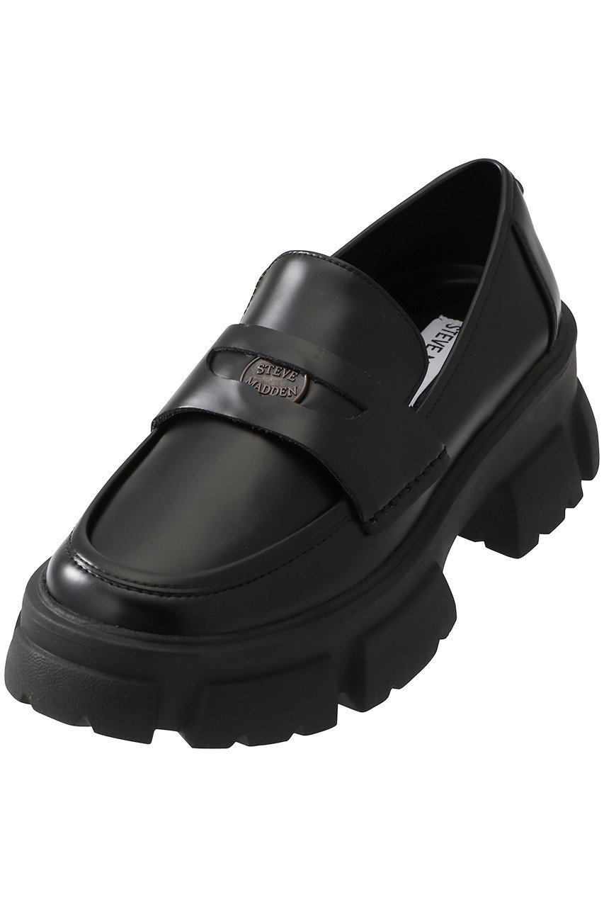 【スティーブマデン/STEVE MADDEN】のTEAZER 厚底コインローファー インテリア・キッズ・メンズ・レディースファッション・服の通販 founy(ファニー) 　ファッション　Fashion　レディースファッション　Fashion for Women　シューズ　Shoes, Footwear　スタイリッシュ　Stylish, Fashionable　トレンド　Trend, Trending Now　フラット　Flat, Flat Shoes　人気　Popular, Best Seller　厚底　Platform Shoes　定番　Standard, Basic Item　ブラック|ID: prp329100004027099 ipo3291000000036652197