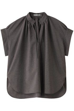 【ベイジ,/BEIGE,】のBATEAU(バトー)/ギャザーブラウス 人気、トレンドファッション・服の通販 founy(ファニー) ファッション Fashion レディースファッション Fashion for Women トップス・カットソー Cut & Sew Tops シャツ・ブラウス・オフィスカジュアル Elegant Blouses & Button-Ups おすすめ Recommended / Our Picks カフス Cuff Design ギャザー Gathered, Ruffled ショート Short, Short Length スタンド Stand Collar, Upright Stand スリット Slit, Slit Detail スリーブ Sleeve, Long Sleeve / Short Sleeve バランス Balance, Style Balance フォルム Silhouette, Form ミックス Mix, Mixed Style リボン Ribbon, Bow |ID:prp329100004027115