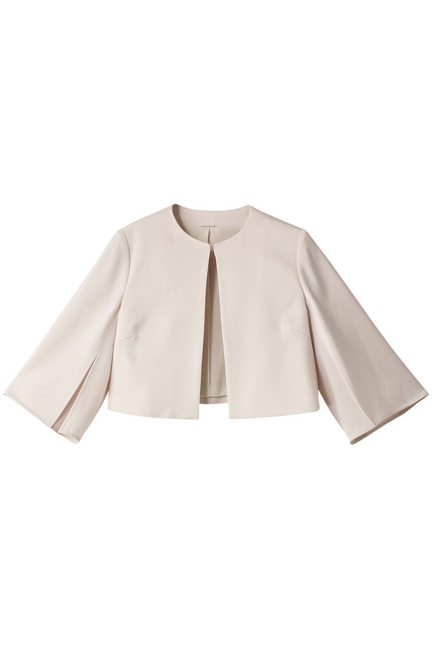 【アナイ/ANAYI】のトリアセサテンボレロジャケット 人気、トレンドファッション・服の通販 founy(ファニー) 　ファッション　Fashion　レディースファッション　Fashion for Women　アウター　Coat / Outerwear Collection　レディースジャケット・軽アウター　Jackets　ボレロ・ショート丈ジャケット / ドレス羽織りに　Boleros & Short Jackets　ショート　Short, Short Length　ジャケット　Jacket, Outerwear　スリット　Slit, Slit Detail　スリーブ　Sleeve, Long Sleeve / Short Sleeve　セレモニー　Ceremony　フレア　Flare, Flared　 other-1|ID: prp329100004027133 ipo3291000000032955551
