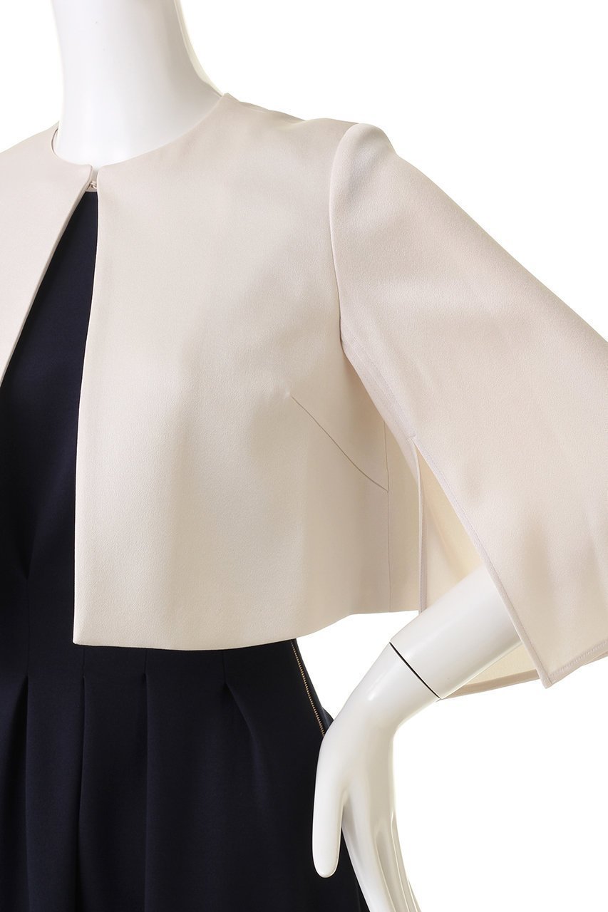 【アナイ/ANAYI】のトリアセサテンボレロジャケット 人気、トレンドファッション・服の通販 founy(ファニー) 　ファッション　Fashion　レディースファッション　Fashion for Women　アウター　Coat / Outerwear Collection　レディースジャケット・軽アウター　Jackets　ボレロ・ショート丈ジャケット / ドレス羽織りに　Boleros & Short Jackets　ショート　Short, Short Length　ジャケット　Jacket, Outerwear　スリット　Slit, Slit Detail　スリーブ　Sleeve, Long Sleeve / Short Sleeve　セレモニー　Ceremony　フレア　Flare, Flared　other-5|ID: prp329100004027133 ipo3291000000032955578