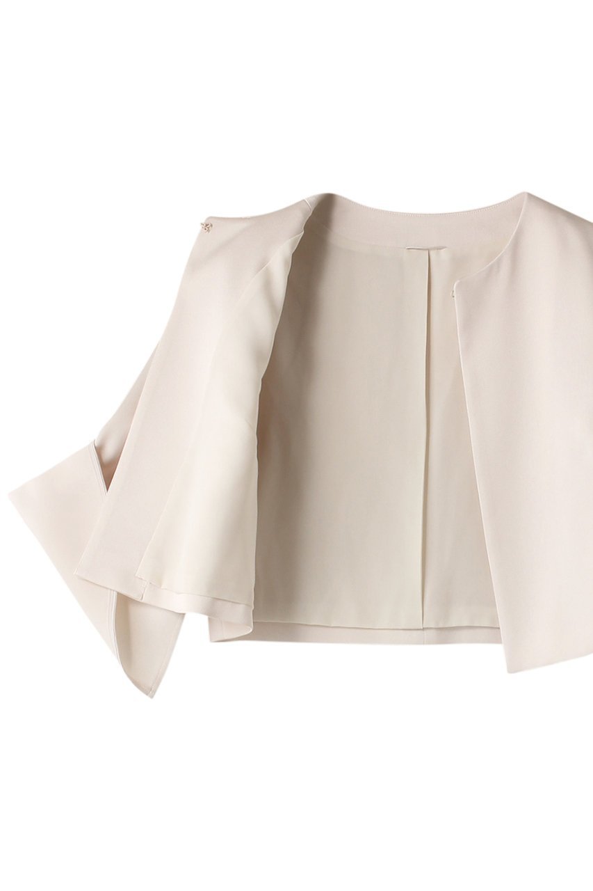 【アナイ/ANAYI】のトリアセサテンボレロジャケット 人気、トレンドファッション・服の通販 founy(ファニー) 　ファッション　Fashion　レディースファッション　Fashion for Women　アウター　Coat / Outerwear Collection　レディースジャケット・軽アウター　Jackets　ボレロ・ショート丈ジャケット / ドレス羽織りに　Boleros & Short Jackets　ショート　Short, Short Length　ジャケット　Jacket, Outerwear　スリット　Slit, Slit Detail　スリーブ　Sleeve, Long Sleeve / Short Sleeve　セレモニー　Ceremony　フレア　Flare, Flared　other-6|ID: prp329100004027133 ipo3291000000032955583