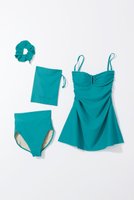 【デイジーリン/DAISY LIN】のSWIM DRESS “Hollywood Lady” 人気、トレンドファッション・服の通販 founy(ファニー) スイムウエア Swimwear, Bathing Suit チュニック Tunic, Long Top ポケット Pocket, Pocket Detail ラップ Wrap, Wrap Design リゾート Resort, Vacation Style 再入荷 Restock / Back in Stock 巾着 Drawstring Bag, Kinchaku |ID:prp329100004028024
