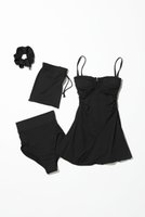 【デイジーリン/DAISY LIN】のSWIM DRESS “Hollywood Lady” 人気、トレンドファッション・服の通販 founy(ファニー) ファッション Fashion レディースファッション Fashion for Women ワンピース Dresses スイムウエア Swimwear, Bathing Suit チュニック Tunic, Long Top ポケット Pocket, Pocket Detail ラップ Wrap, Wrap Design リゾート Resort, Vacation Style 巾着 Drawstring Bag, Kinchaku |ID:prp329100004028024