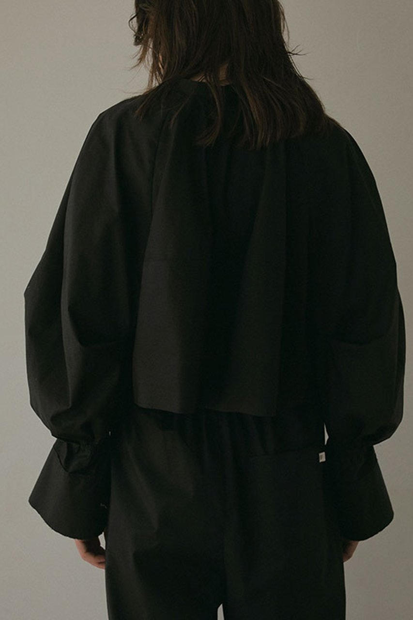 【エトレトウキョウ/ETRE TOKYO】のカーブスリーブバンドカラーシャツ 人気、トレンドファッション・服の通販 founy(ファニー) 　ファッション　Fashion　レディースファッション　Fashion for Women　トップス・カットソー　Cut & Sew Tops　シャツ・ブラウス・オフィスカジュアル　Elegant Blouses & Button-Ups　おすすめ　Recommended / Our Picks　カフス　Cuff Design　ショート　Short, Short Length　スタンド　Stand Collar, Upright Stand　スリーブ　Sleeve, Long Sleeve / Short Sleeve　セットアップ　Set-Up, Coordinated Outfit　バランス　Balance, Style Balance　ベスト　Vest, Waistcoat　ロング　Long, Long-Length　今季　This Season, Current Season　other-4|ID: prp329100004028038 ipo3291000000032901355