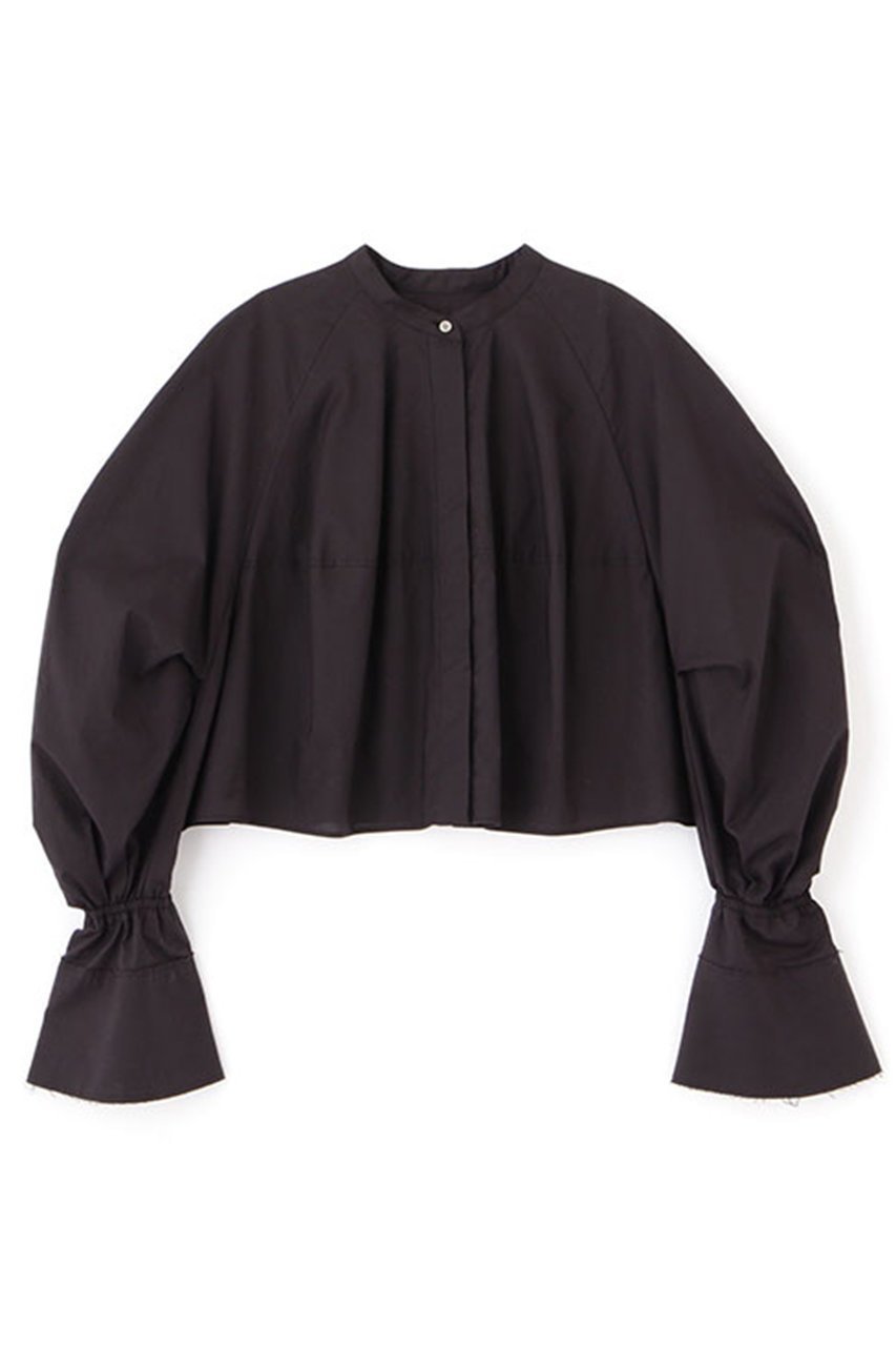 【エトレトウキョウ/ETRE TOKYO】のカーブスリーブバンドカラーシャツ 人気、トレンドファッション・服の通販 founy(ファニー) 　ファッション　Fashion　レディースファッション　Fashion for Women　トップス・カットソー　Cut & Sew Tops　シャツ・ブラウス・オフィスカジュアル　Elegant Blouses & Button-Ups　おすすめ　Recommended / Our Picks　カフス　Cuff Design　ショート　Short, Short Length　スタンド　Stand Collar, Upright Stand　スリーブ　Sleeve, Long Sleeve / Short Sleeve　セットアップ　Set-Up, Coordinated Outfit　バランス　Balance, Style Balance　ベスト　Vest, Waistcoat　ロング　Long, Long-Length　今季　This Season, Current Season　other-5|ID: prp329100004028038 ipo3291000000036221188