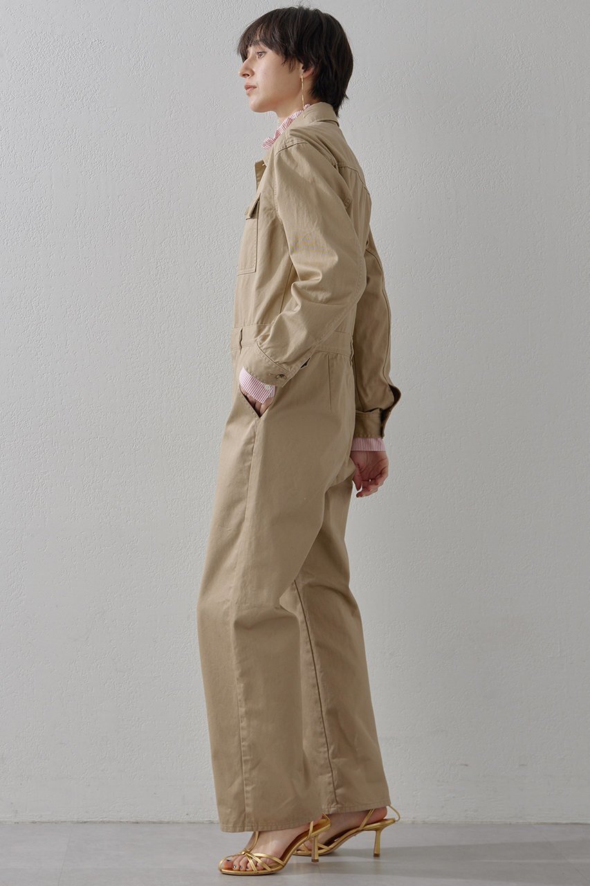 【ウィムガゼット/Whim Gazette】のツイルジャンプスーツ 人気、トレンドファッション・服の通販 founy(ファニー) 　ファッション　Fashion　レディースファッション　Fashion for Women　パンツ　Pants & Trousers　おすすめ　Recommended / Our Picks　シューズ　Shoes, Footwear　スーツ　Suit, Formalwear　ツイル　Twist, Twisted Detail　フラップ　Flap, Flap Pocket　ベーシック　Basic, Essential　ポケット　Pocket, Pocket Detail　モチーフ　Motif, Design Theme　ユーズド　Used, Vintage-Look　ワーク　Workwear, Utility Style　other-3|ID: prp329100004028041 ipo3291000000032906121