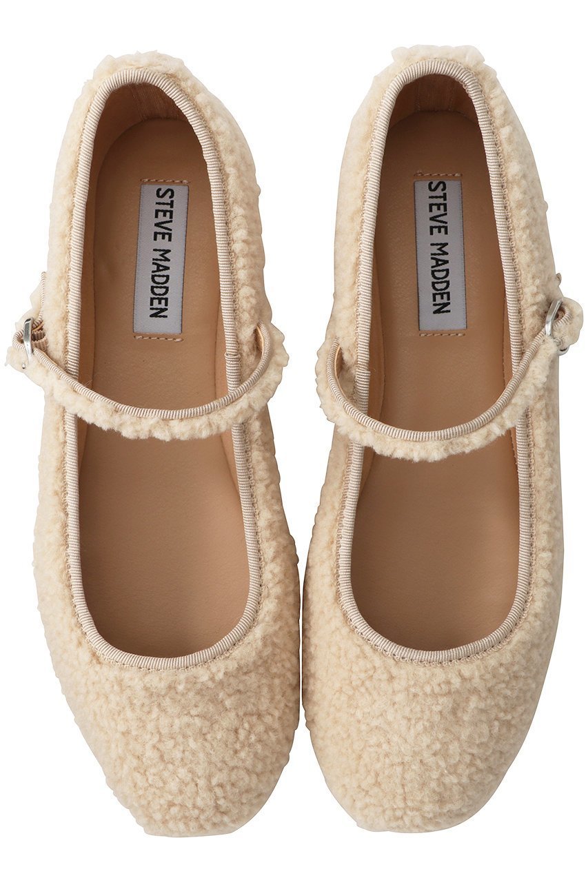 【スティーブマデン/STEVE MADDEN】のVINETTA-F ムートンメリージェーン インテリア・キッズ・メンズ・レディースファッション・服の通販 founy(ファニー) 　ファッション　Fashion　レディースファッション　Fashion for Women　おすすめ　Recommended / Our Picks　シューズ　Shoes, Footwear　フェイクファー　Faux Fur, Imitation Fur　フォルム　Silhouette, Form　フラット　Flat, Flat Shoes　ナチュラル|ID: prp329100004028044 ipo3291000000032870424