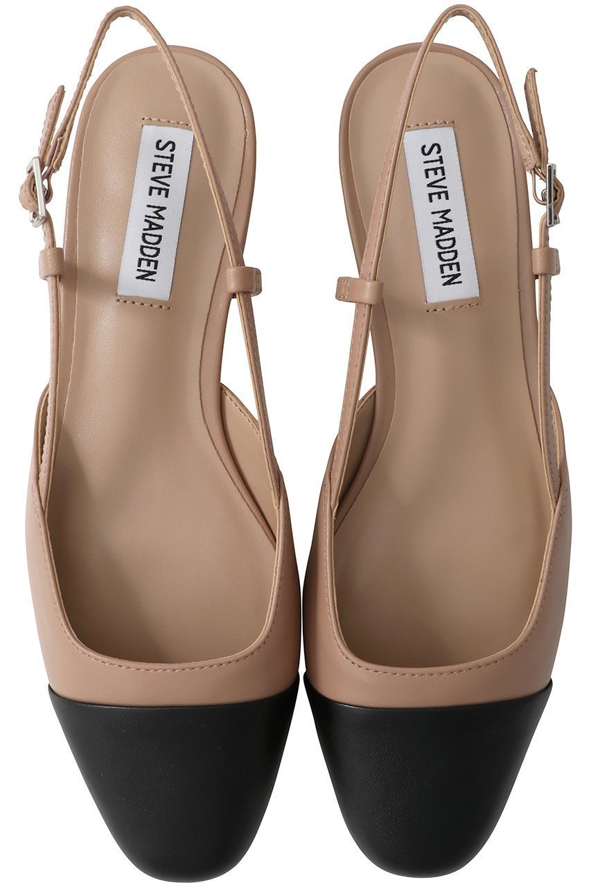 【スティーブマデン/STEVE MADDEN】のBELINDA バイカラーフラットパンプス インテリア・キッズ・メンズ・レディースファッション・服の通販 founy(ファニー) ファッション Fashion レディースファッション Fashion for Women バッグ Bags アンクル Ankle-Length Design フラット Flat, Flat Shoes ラップ Wrap, Wrap Design タン|ID: prp329100004028046 ipo3291000000036757346