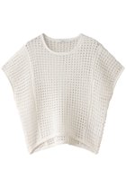 【アナイ/ANAYI】の和紙ビッグメッシュショートプルオーバー 人気、トレンドファッション・服の通販 founy(ファニー) ファッション Fashion レディースファッション Fashion for Women トップス・カットソー Cut & Sew Tops ニット Knit Tops & Sweaters カジュアルプルオーバー・ニットトップス Pullovers & Knit Tops / Casual Pullovers おすすめ Recommended / Our Picks ショート Short, Short Length メッシュ Mesh, Net Fabric モノトーン Monotone, Black and White 再入荷 Restock / Back in Stock thumbnail オフホワイト|ID: prp329100004028061 ipo3291000000035054480