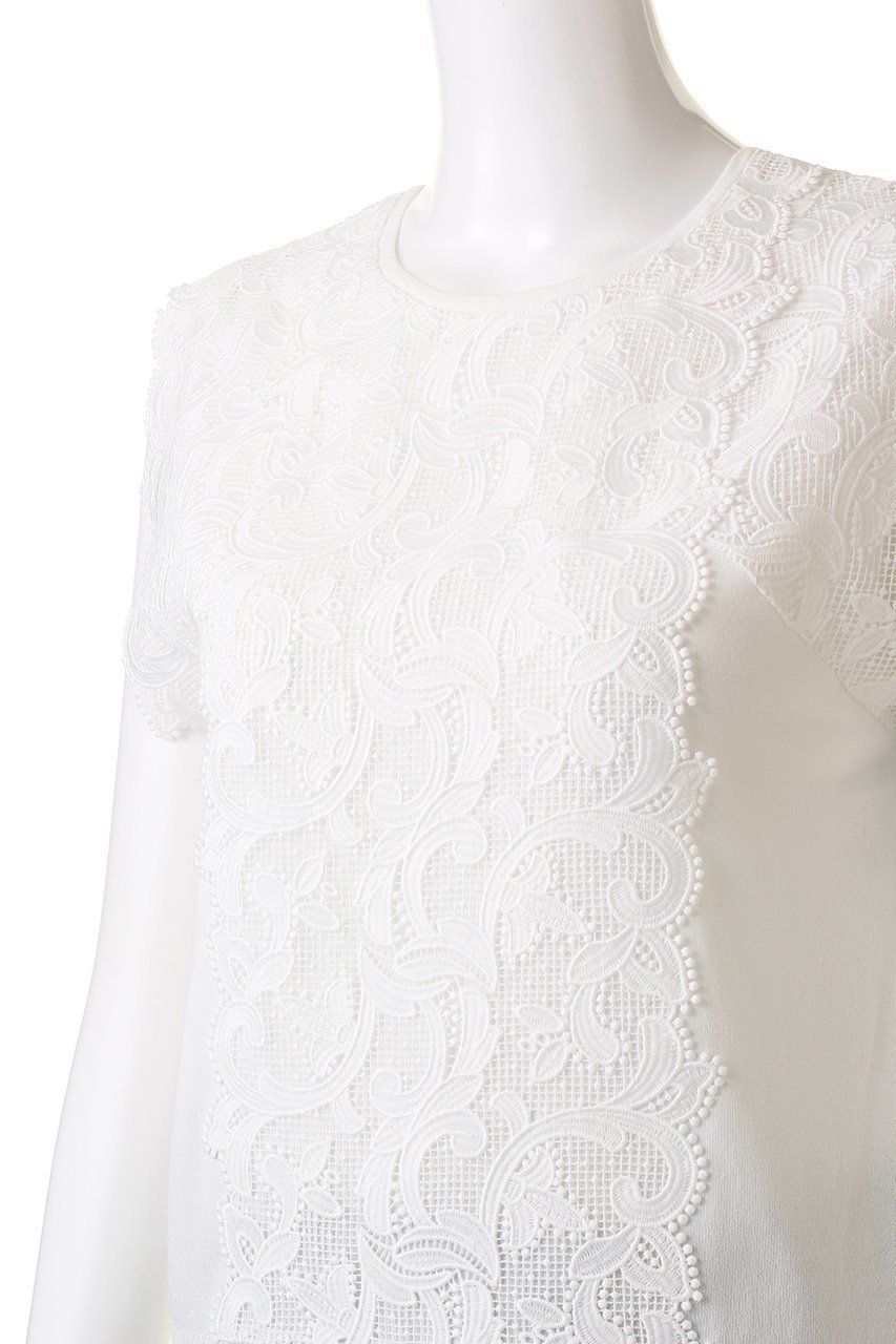 【アナイ/ANAYI】のレースレイヤードニットプルオーバー 人気、トレンドファッション・服の通販 founy(ファニー) 　ファッション　Fashion　レディースファッション　WOMEN　トップス・カットソー　Tops/Tshirt　ニット　Knit Tops　プルオーバー　Pullover　シンプル　Simple　タンク　Tank　ドロップ　Drop　レース　Race　エレガント 上品　Elegant　other-5|ID: prp329100004028063 ipo3291000000031435509