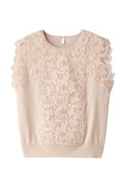【アナイ/ANAYI】のレースレイヤードニットプルオーバー 人気、トレンドファッション・服の通販 founy(ファニー) ファッション Fashion レディースファッション Fashion for Women トップス・カットソー Cut & Sew Tops ニット Knit Tops & Sweaters カジュアルプルオーバー・ニットトップス Pullovers & Knit Tops / Casual Pullovers シンプル Simple, Minimal タンク Tank Top, Sleeveless Top ドロップ Drop Shoulder, Dropped Style レース Lace, Lace Fabric エレガント 上品 Elegant thumbnail ピンクベージュ|ID: prp329100004028063 ipo3291000000032942112