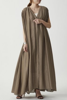【プルミエ アロンディスモン/1er Arrondissement】のアセテートシアーリネンワンピース 人気、トレンドファッション・服の通販 founy(ファニー) ファッション Fashion レディースファッション Ladies' Fashion Online ワンピース Dress チュニック Tunic ギャザー Gather サマー Summer シアー Sheer チュニック Tunic ノースリーブ No Sleeve リネン Linen ロング Long エレガント 上品 Elegant |ID:prp329100004028066
