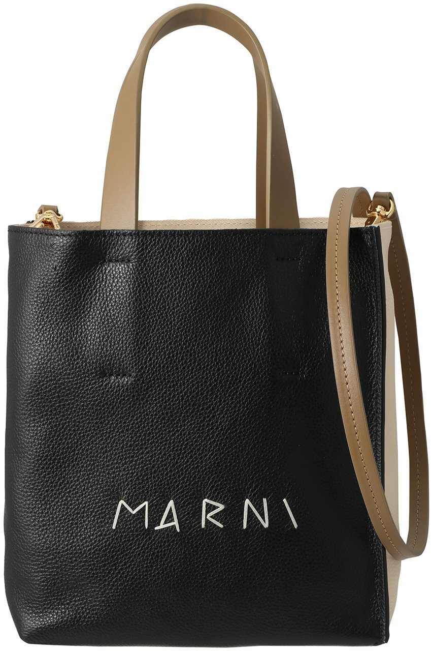 【マルニ/MARNI】のMUSEO SOFT MINI ハンドステッチロゴ2wayトートバッグ 人気、トレンドファッション・服の通販 founy(ファニー) 　ファッション　Fashion　レディースファッション　WOMEN　バッグ　Bag　ハンド　Hand　 other-1|ID: prp329100004029395 ipo3291000000026760722