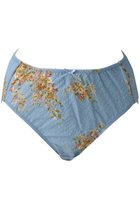 【イクコ/IKUKO】のリップル花柄プリント ショーツ 人気、トレンドファッション・服の通販 founy(ファニー) ファッション Fashion レディースファッション Fashion for Women 下着・ランジェリー Lingerie & Intimates ショーツ・ランジェリー用ボトムス Panties / Briefs / Lingerie Bottoms アンティーク Antique-Inspired ショーツ Shorts, Short Pants プリント Print, Printed Pattern ランジェリー Lingerie, Intimate Wear リボン Ribbon, Bow thumbnail ブルー|ID: prp329100004029398 ipo3291000000035400692