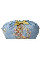 【イクコ/IKUKO】のリップル花柄プリント メイクポーチ ブルー|ID: prp329100004029399 ipo3291000000032842091