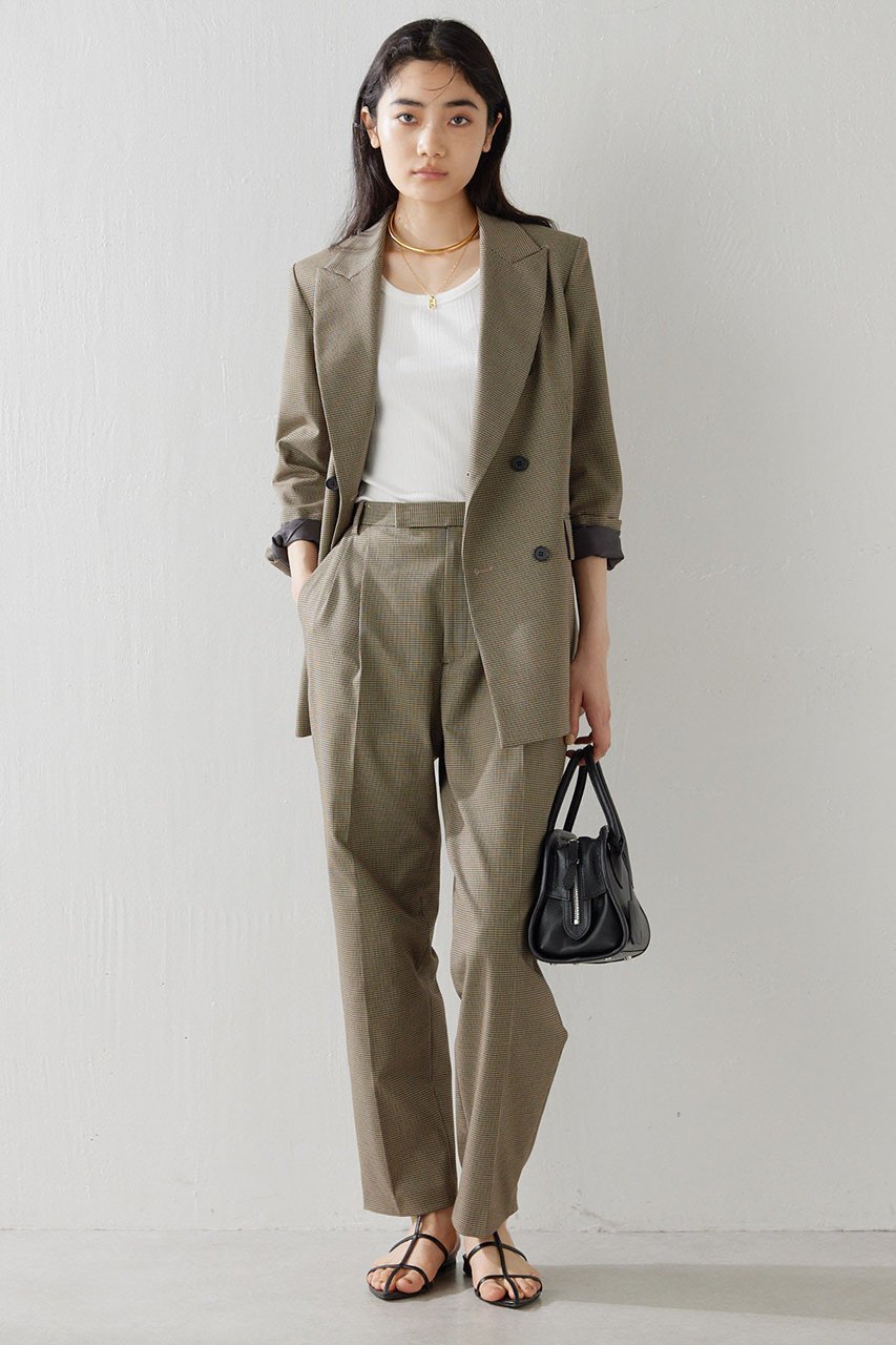 【ウィムガゼット/Whim Gazette】のTRタックパンツ 人気、トレンドファッション・服の通販 founy(ファニー) 　ファッション　Fashion　レディースファッション　Fashion for Women　パンツ　Pants & Trousers　おすすめ　Recommended / Our Picks　クラシカル　Classical, Vintage-Inspired　ジャケット　Jacket, Outerwear　スマート　Smart, Elegant　セットアップ　Set-Up, Coordinated Outfit　ダブル　Double, Double-Breasted　ポケット　Pocket, Pocket Detail　マニッシュ　Mannish, Boyish　エレガント 上品　Elegant　 other-1|ID: prp329100004029410 ipo3291000000032935853