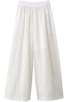 【ジェイドット/j.】のエンブロイダリーレースワイドパンツ ホワイト|ID: prp329100004029433 ipo3291000000032818849