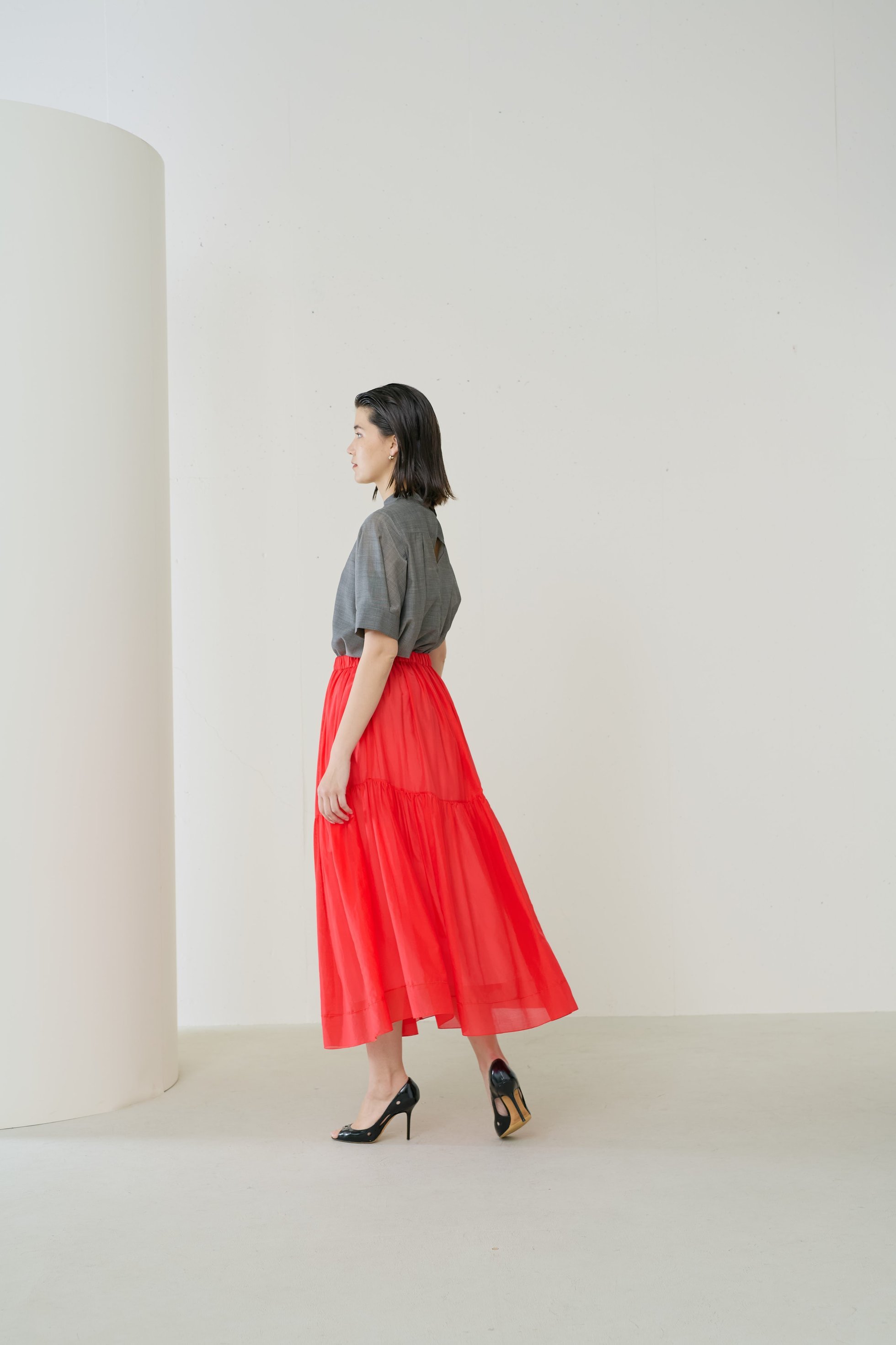 【ジェイドット/j.】のシルクコットンティアードスカート 人気、トレンドファッション・服の通販 founy(ファニー) 　ファッション　Fashion　レディースファッション　WOMEN　スカート　Skirt　ティアードスカート　Tiered Skirts　ロングスカート　Long Skirt　ギャザー　Gather　サンダル　Sandals　シルク　Silk　ティアード　Tiered　ロング　Long　夏　Summer　other-7|ID: prp329100004029435 ipo3291000000031435174
