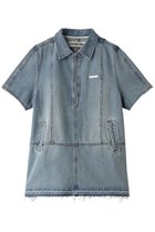 【プランク プロジェクト/PRANK PROJECT】のデニムジップチュニック 人気、トレンドファッション・服の通販 founy(ファニー) ファッション Fashion レディースファッション Fashion for Women ワンピース Dresses チュニック Tunic Tops & Dresses インナー Innerwear シンプル Simple, Minimal スリーブ Sleeve, Long Sleeve / Short Sleeve チュニック Tunic, Long Top デニム Denim, Jeans Material ハーフ Half, Half-Length thumbnail BLU(ブルー)|ID: prp329100004031175 ipo3291000000036029223