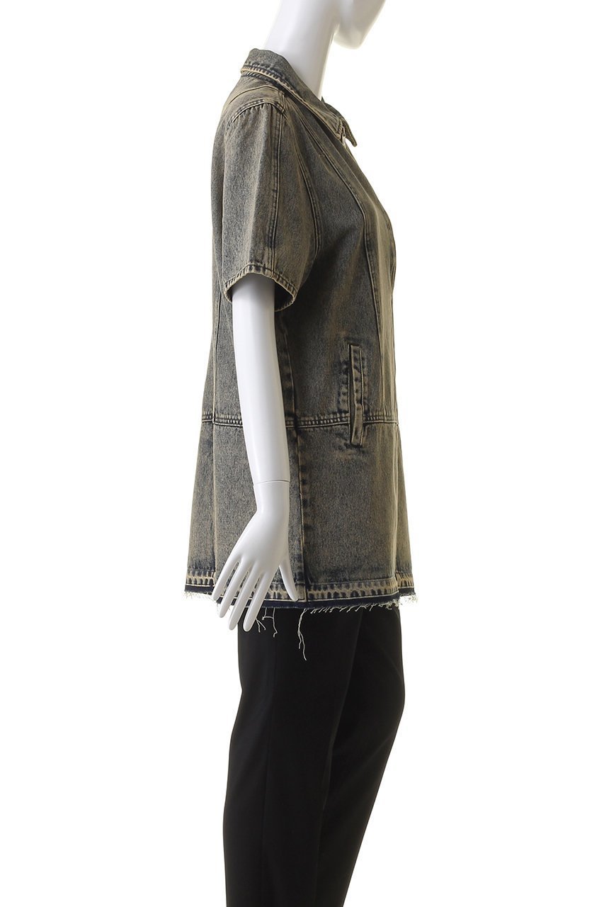 【プランク プロジェクト/PRANK PROJECT】のデニムジップチュニック 人気、トレンドファッション・服の通販 founy(ファニー) 　ファッション　Fashion　レディースファッション　Fashion for Women　ワンピース　Dresses　チュニック　Tunic Tops & Dresses　インナー　Innerwear　シンプル　Simple, Minimal　スリーブ　Sleeve, Long Sleeve / Short Sleeve　チュニック　Tunic, Long Top　デニム　Denim, Jeans Material　ハーフ　Half, Half-Length　other-3|ID: prp329100004031175 ipo3291000000036029227