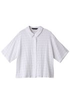 【ミズイロ インド/mizuiro ind】のIndia fabric half slv shirt シャツ off whiteB|ID:prp329100004031187