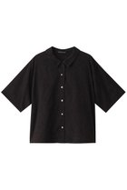 【ミズイロ インド/mizuiro ind】のIndia fabric half slv shirt シャツ blackA|ID: prp329100004031187 ipo3291000000027154304